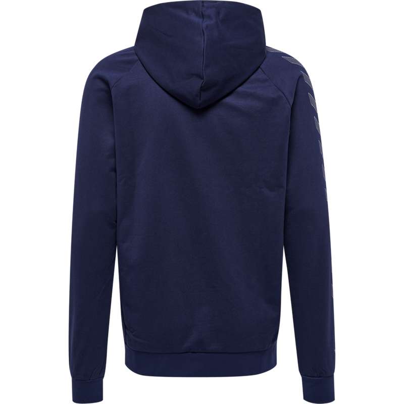 Hummel Move Grid Cotton Zip Hoodie Heren Donkerblauw | 480991-519