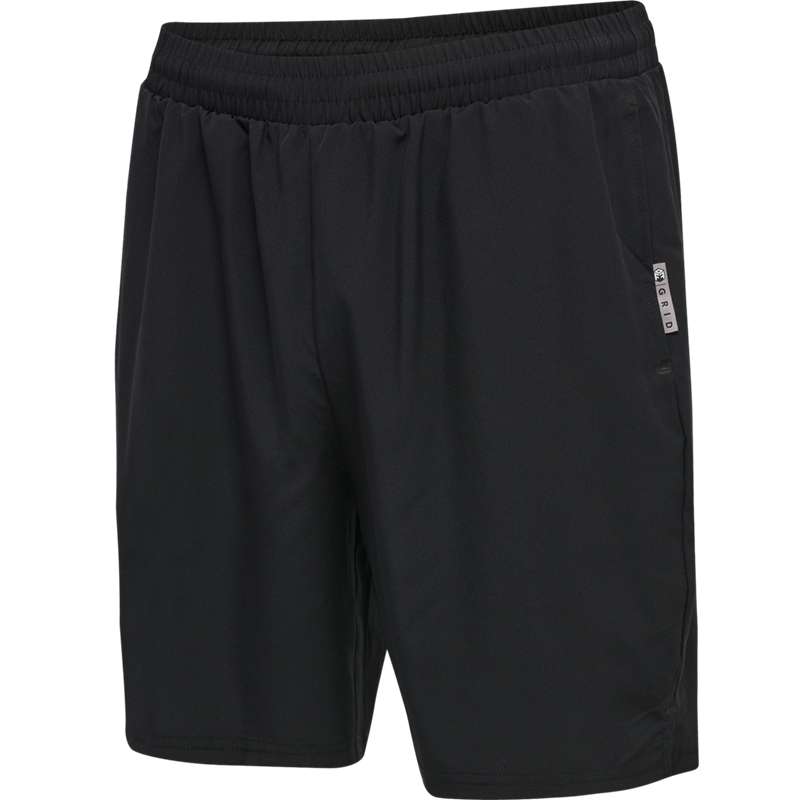 Hummel Move Grid Woven Korte Broek Heren Zwart | 556232-288