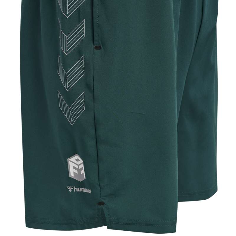 Hummel Move Grid Woven Korte Broek Heren Groen | 235049-910