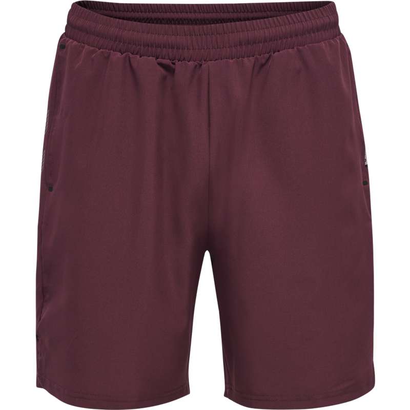 Hummel Move Grid Woven Korte Broek Heren Bordeaux | 662384-431