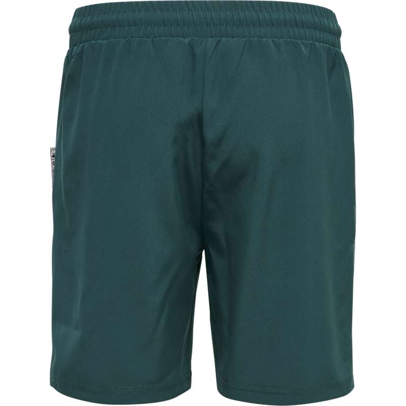 Hummel Move Grid Woven Korte Broek Kinderen Groen | 928183-409