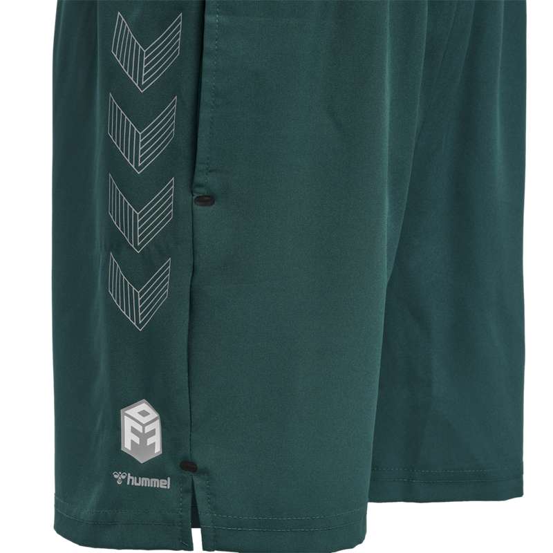 Hummel Move Grid Woven Korte Broek Kinderen Groen | 928183-409