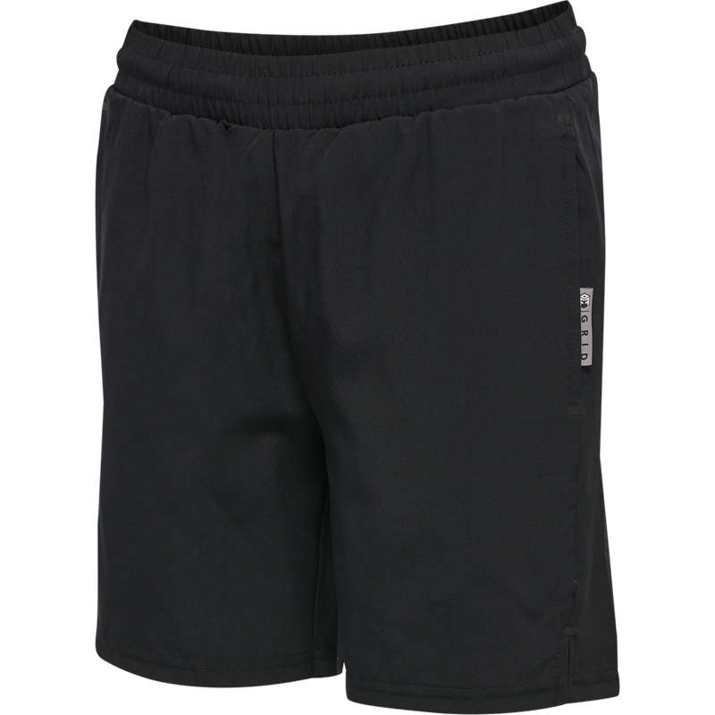 Hummel Move Grid Woven Korte Broek Kinderen Zwart | 005474-896