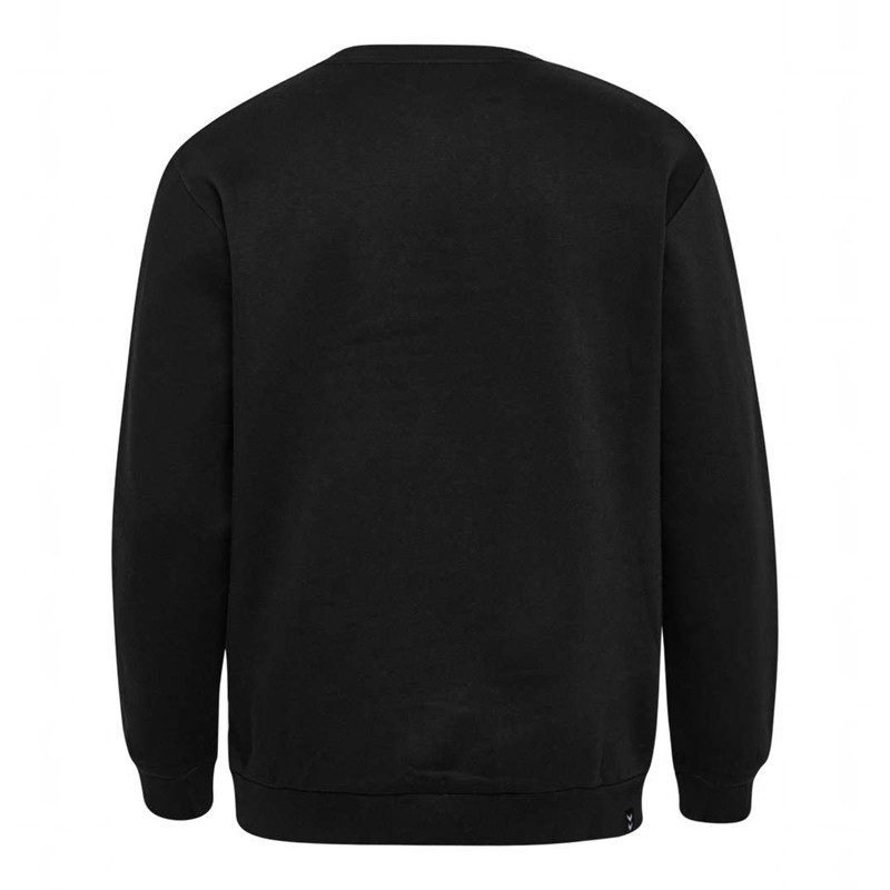 Hummel Mover Cotton Sweatshirts Heren Zwart | 850910-956