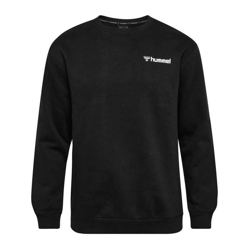 Hummel Mover Cotton Sweatshirts Heren Zwart | 850910-956