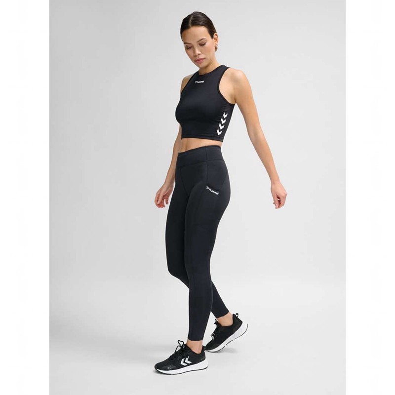 Hummel Mt Active Short Tanktop Dames Zwart | 878690-248