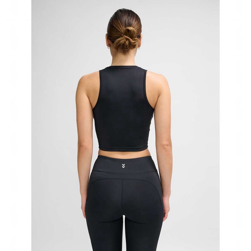 Hummel Mt Active Short Tanktop Dames Zwart | 878690-248