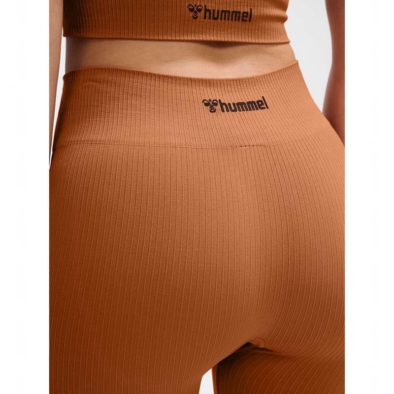 Hummel Mt Adapt Seamless Mw Hardloopbroek Dames Bruin | 044659-800