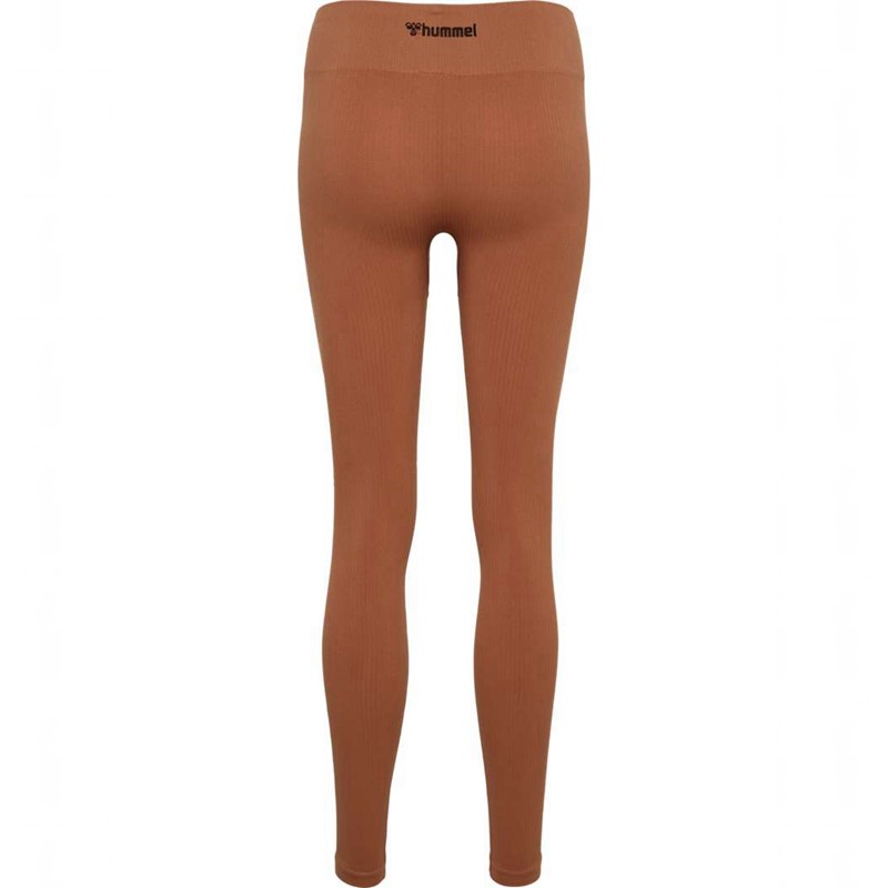 Hummel Mt Adapt Seamless Mw Hardloopbroek Dames Bruin | 044659-800