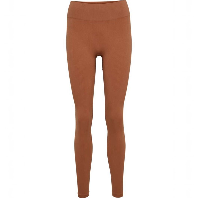 Hummel Mt Adapt Seamless Mw Hardloopbroek Dames Bruin | 044659-800