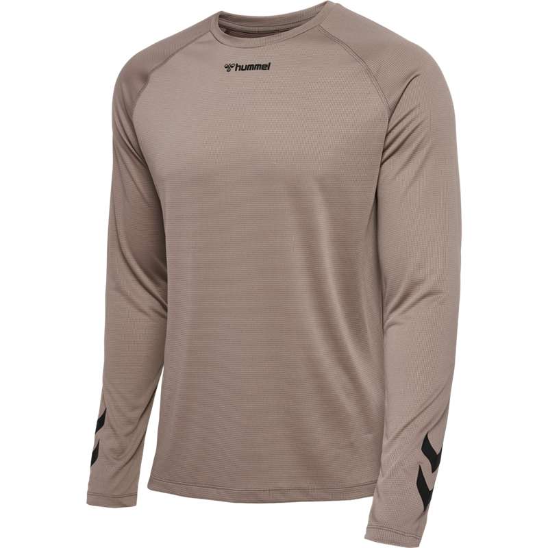 Hummel Mt Bow L/S T-shirts Heren Beige | 358227-688