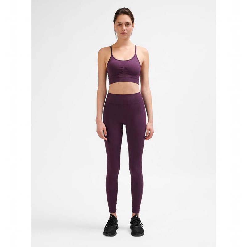 Hummel Mt Define Seaml Scrunch Hardloopbroek Dames Paars | 899349-187