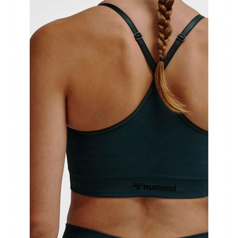 Hummel Mt Define Seamless Padded Sport BH Dames Groen | 338859-464