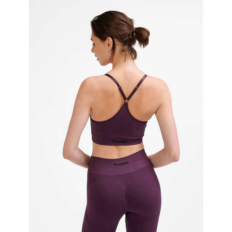 Hummel Mt Define Seamless Padded Sport BH Dames Paars | 545202-168