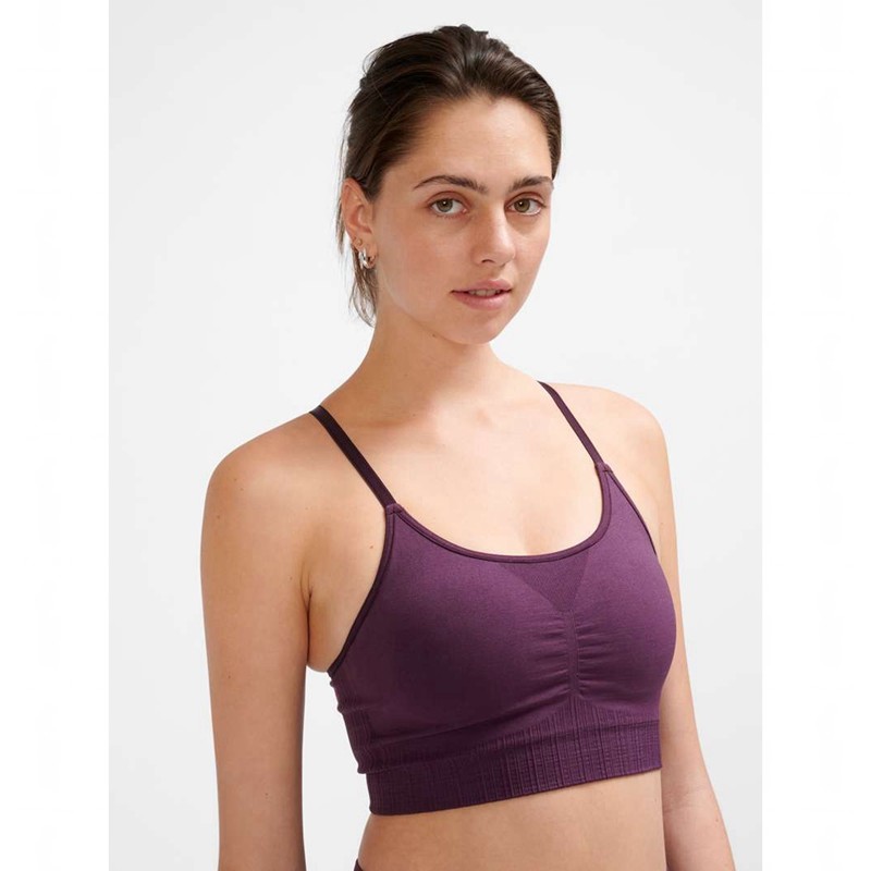 Hummel Mt Define Seamless Padded Sport BH Dames Paars | 545202-168