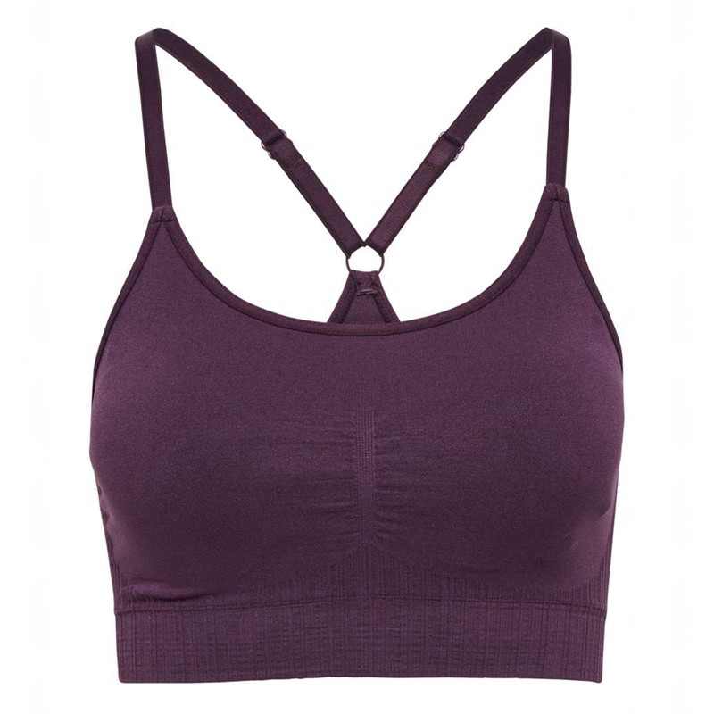 Hummel Mt Define Seamless Padded Sport BH Dames Paars | 545202-168