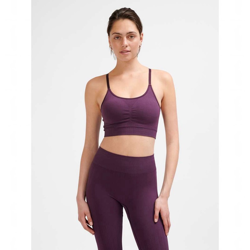 Hummel Mt Define Seamless Padded Sport BH Dames Paars | 545202-168