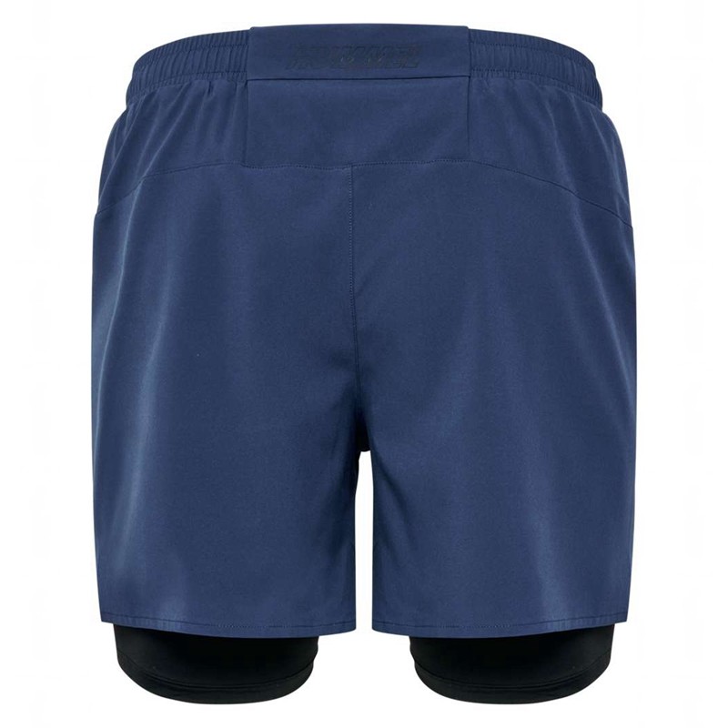 Hummel Mt Fast 2 In 1 Korte Broek Heren Donkerblauw | 885354-086