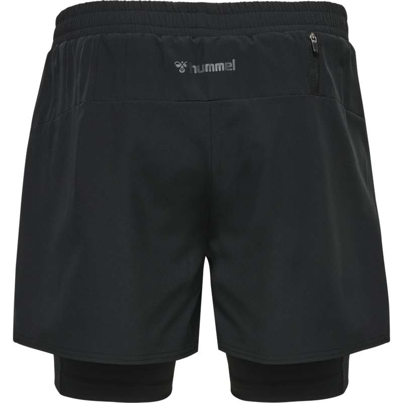 Hummel Mt Force 2 In 1 Korte Broek Heren Zwart | 599608-087