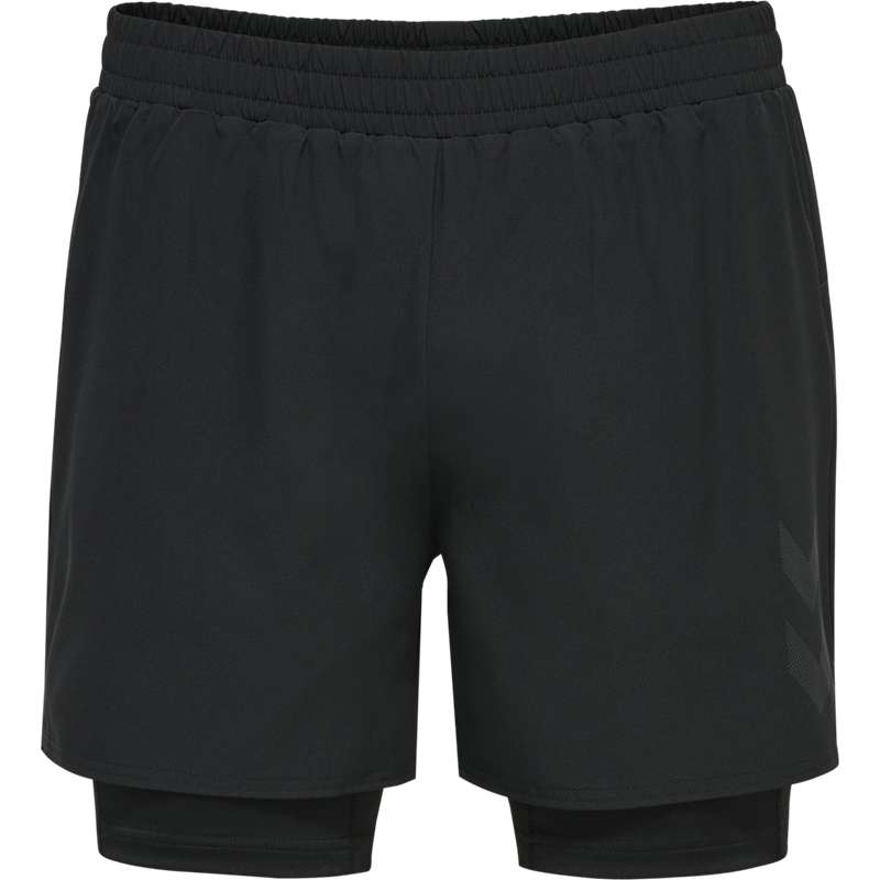 Hummel Mt Force 2 In 1 Korte Broek Heren Zwart | 599608-087