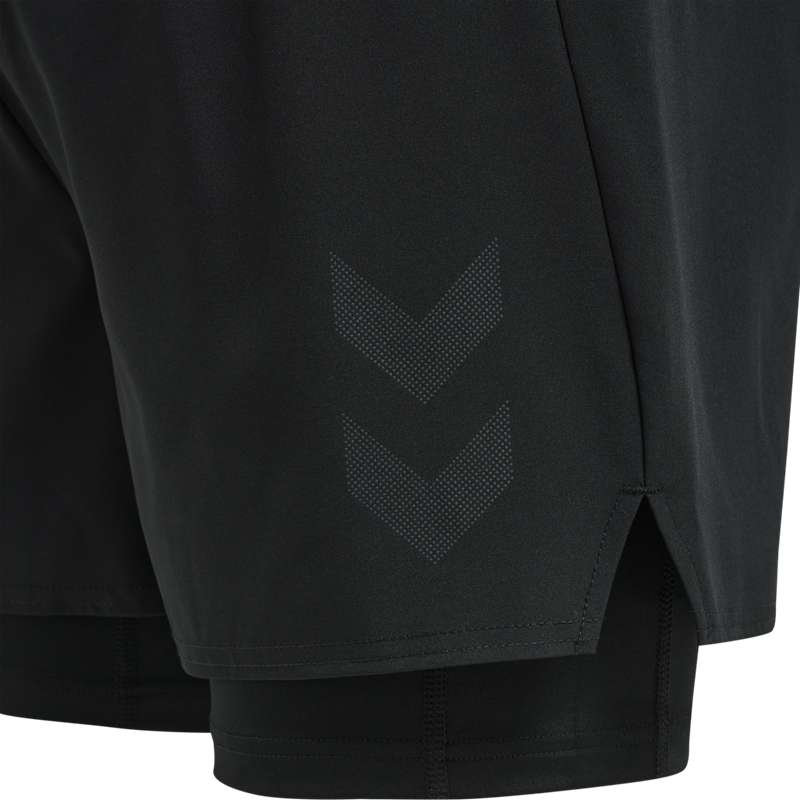 Hummel Mt Force 2 In 1 Korte Broek Heren Zwart | 599608-087