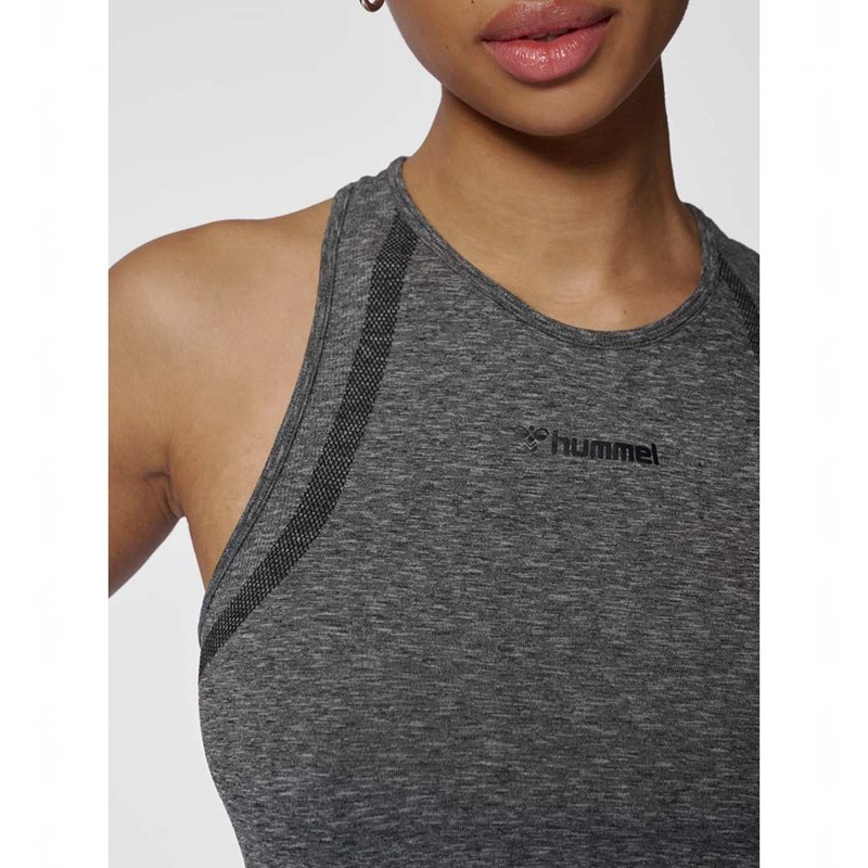 Hummel Mt Hyper Seamless Tanktop Dames Zwart | 547346-480