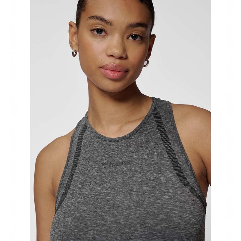Hummel Mt Hyper Seamless Tanktop Dames Zwart | 547346-480