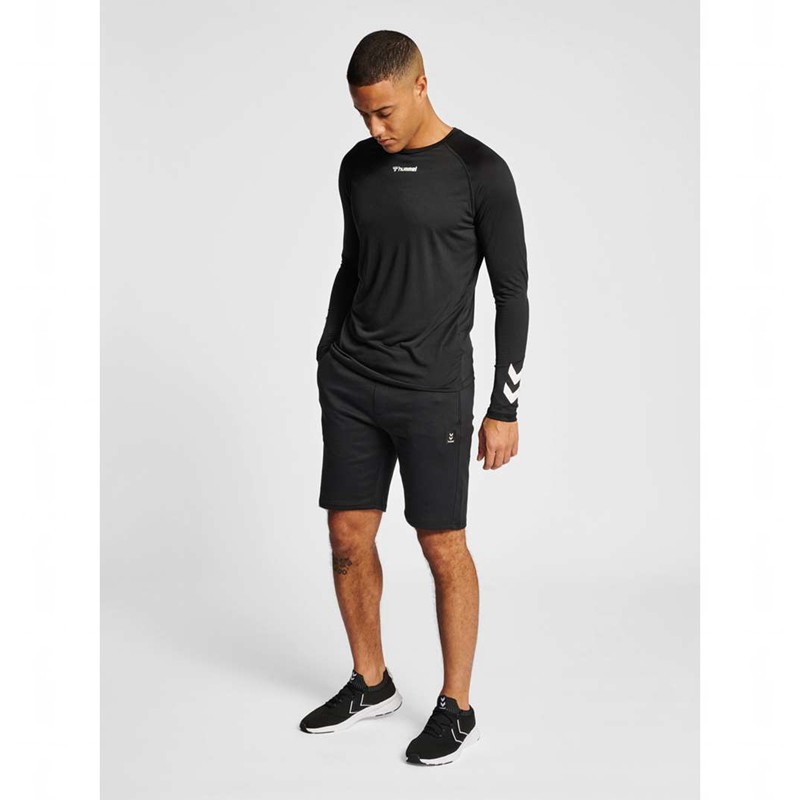 Hummel Mt Interval Korte Broek Heren Zwart | 556166-388