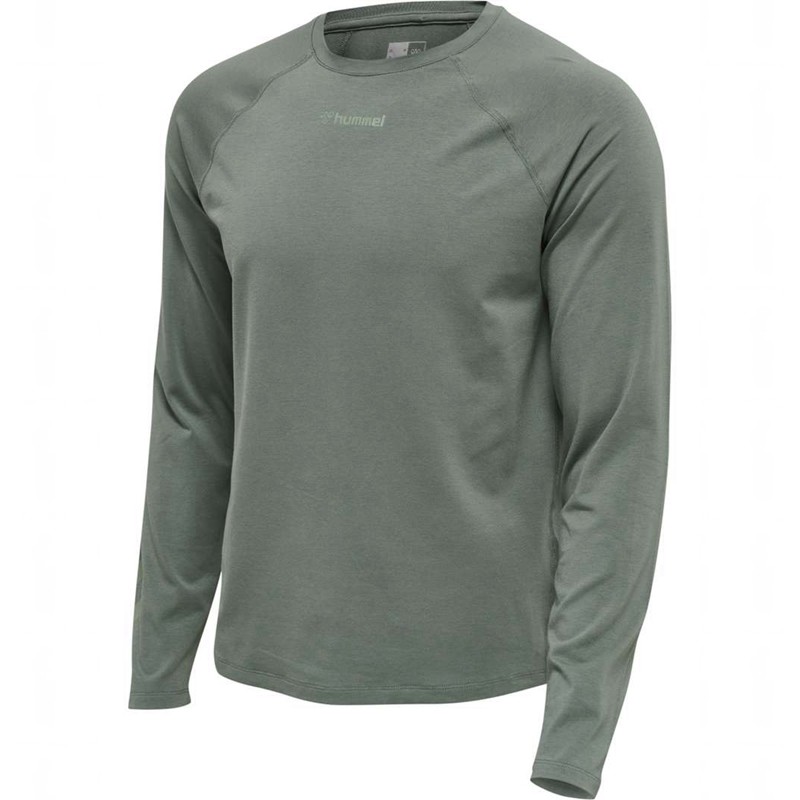 Hummel Mt Laze L/S T-shirts Heren Grijs | 525996-463