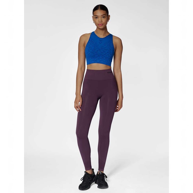 Hummel Mt Leo Seamless Sport BH Dames Blauw | 390834-529