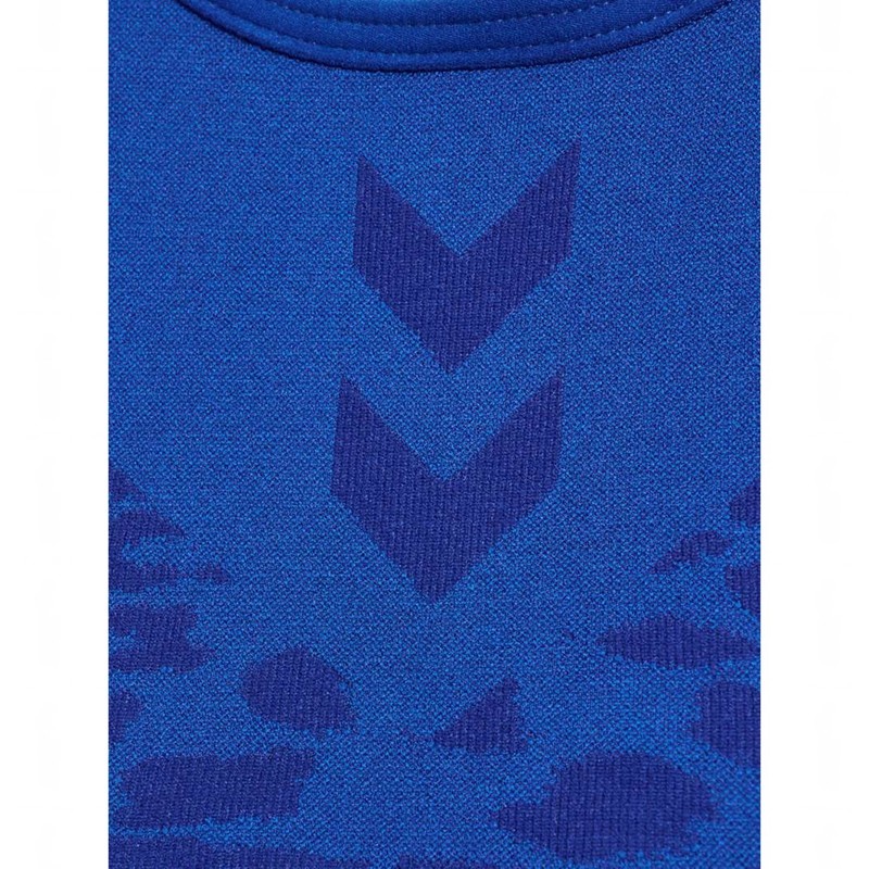 Hummel Mt Leo Seamless Sport BH Dames Blauw | 390834-529