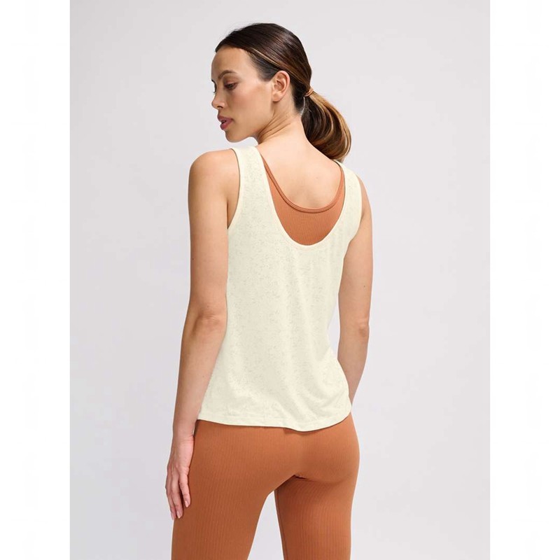 Hummel Mt Light Burnout Tanktop Dames Beige | 591791-378