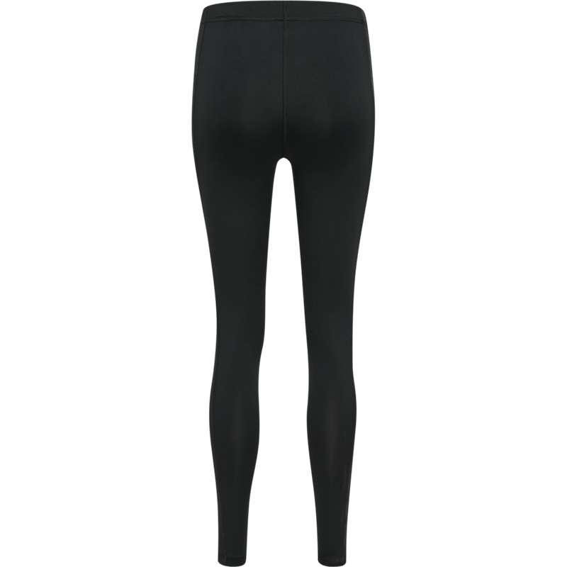 Hummel Mt Mabley Mid Waist Broek Dames Zwart | 208053-868