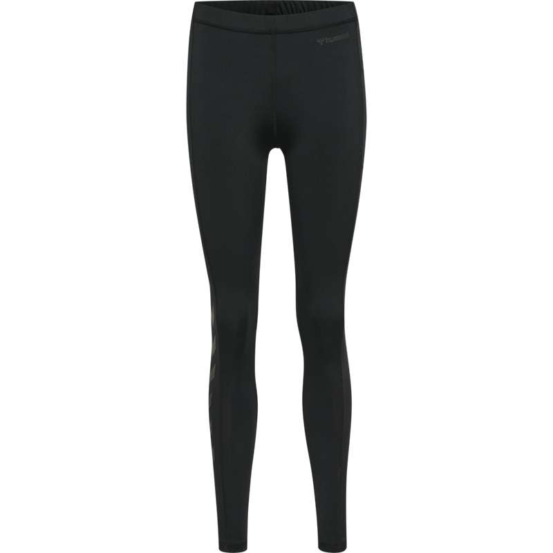 Hummel Mt Mabley Mid Waist Broek Dames Zwart | 208053-868