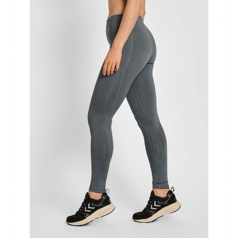 Hummel Mt Mabley Mid Waist Hardloopbroek Dames Grijs | 525356-867