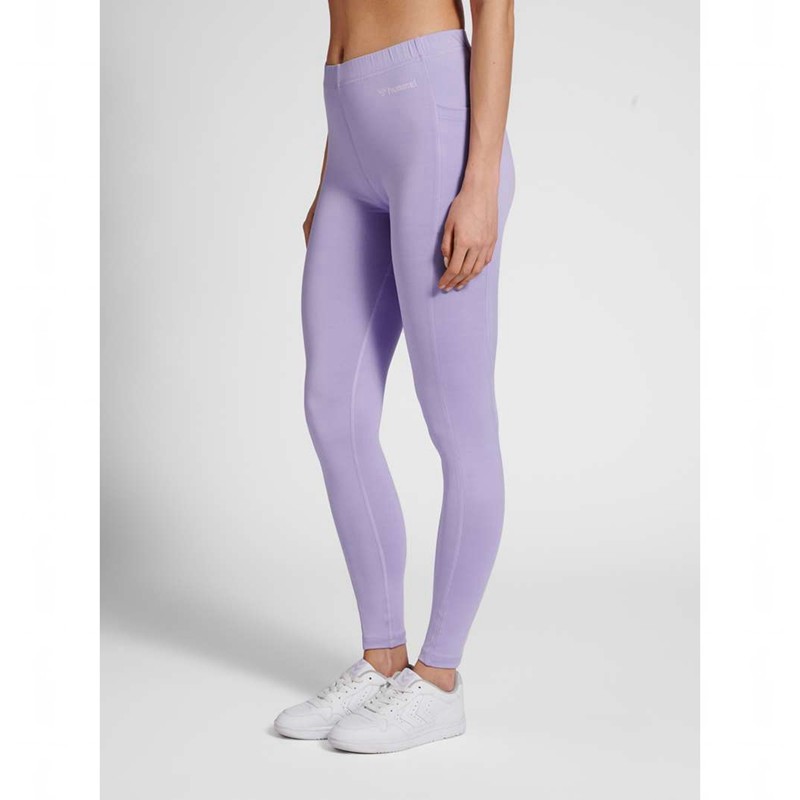 Hummel Mt Mabley Mid Waist Hardloopbroek Dames Lavendel | 081190-490