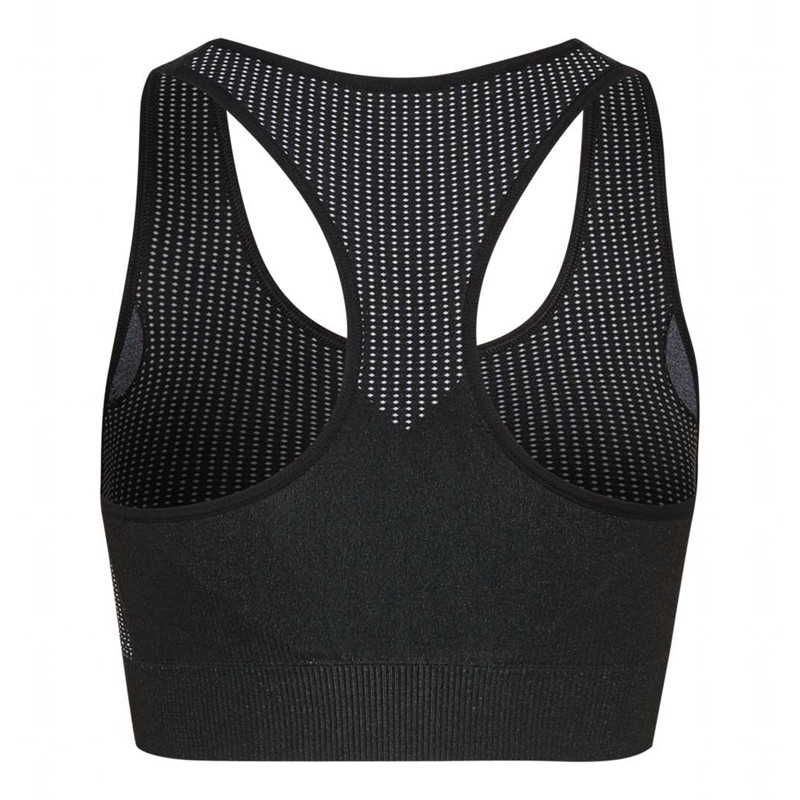 Hummel Mt Shaping Seamless Padded Sport BH Dames Zwart | 410223-615