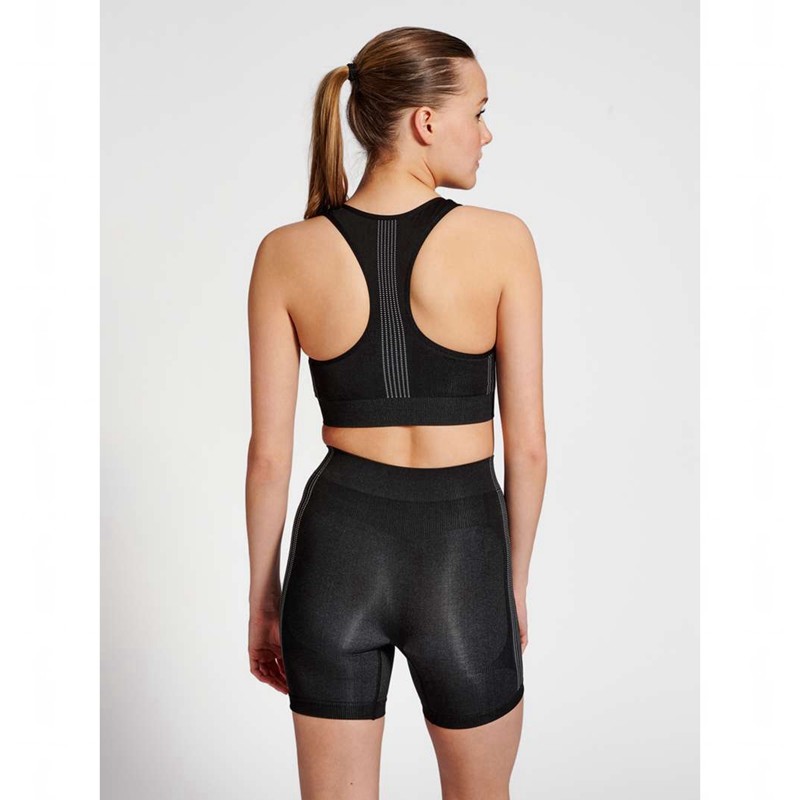 Hummel Mt Shaping Seamless Top Sport BH Dames Zwart | 836791-915