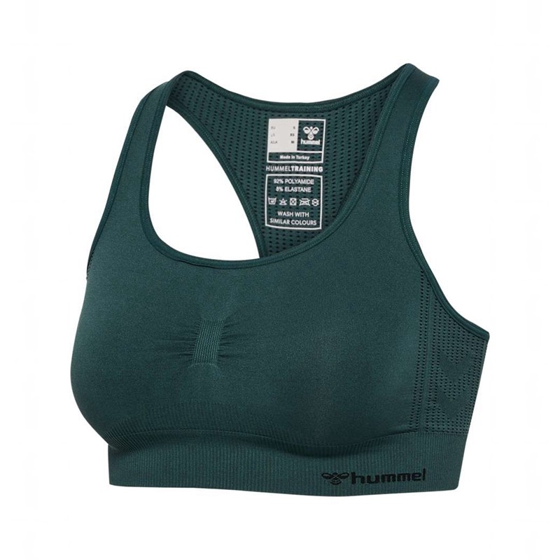 Hummel Mt Shaping Seamless Top Sport BH Dames Groen | 304110-901
