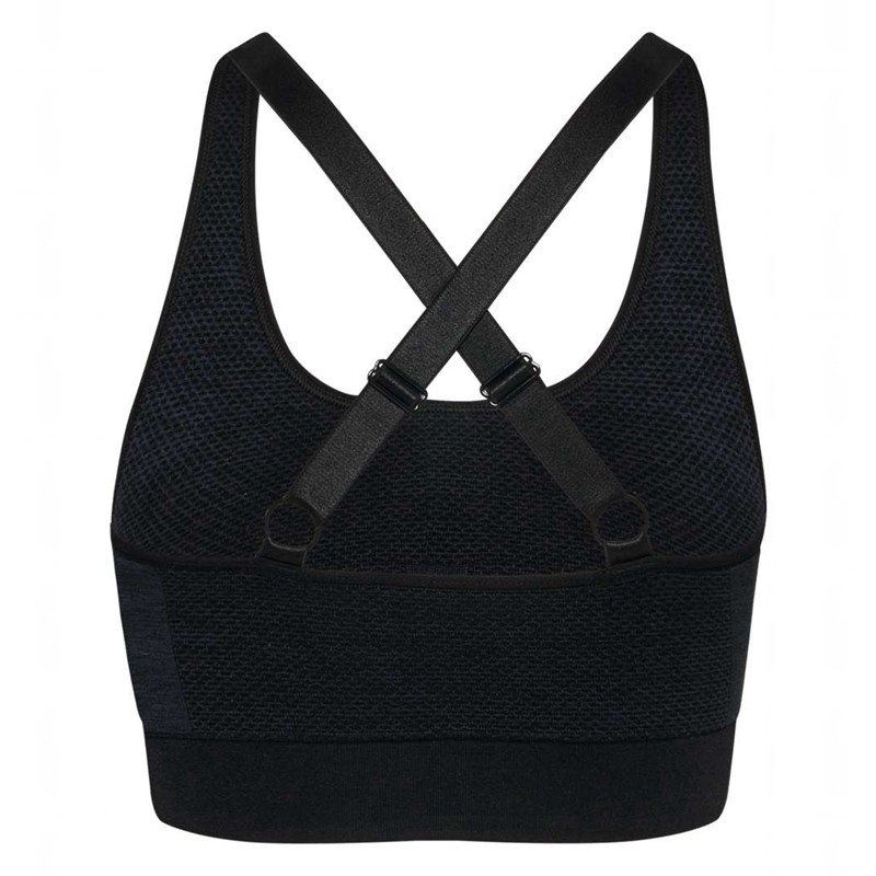 Hummel Mt Shine Seamless Sport BH Dames Zwart | 802628-853
