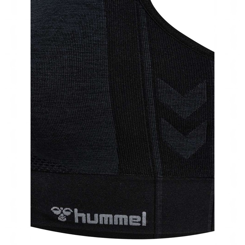 Hummel Mt Shine Seamless Sport BH Dames Zwart | 802628-853