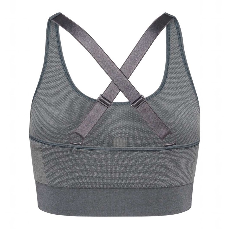 Hummel Mt Shine Seamless Sport BH Dames Grijs | 311442-240