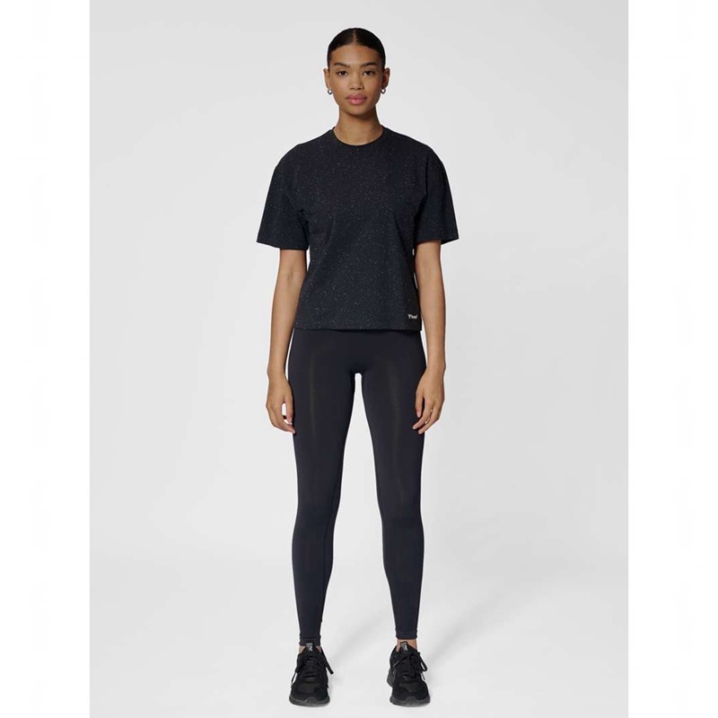 Hummel Mt Ultra Boxy Short T-shirts Dames Zwart | 600533-955