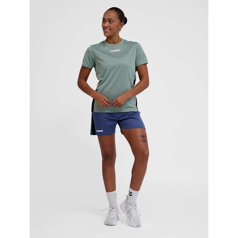 Hummel Multi Pl Jersey Dames Groen | 534129-805