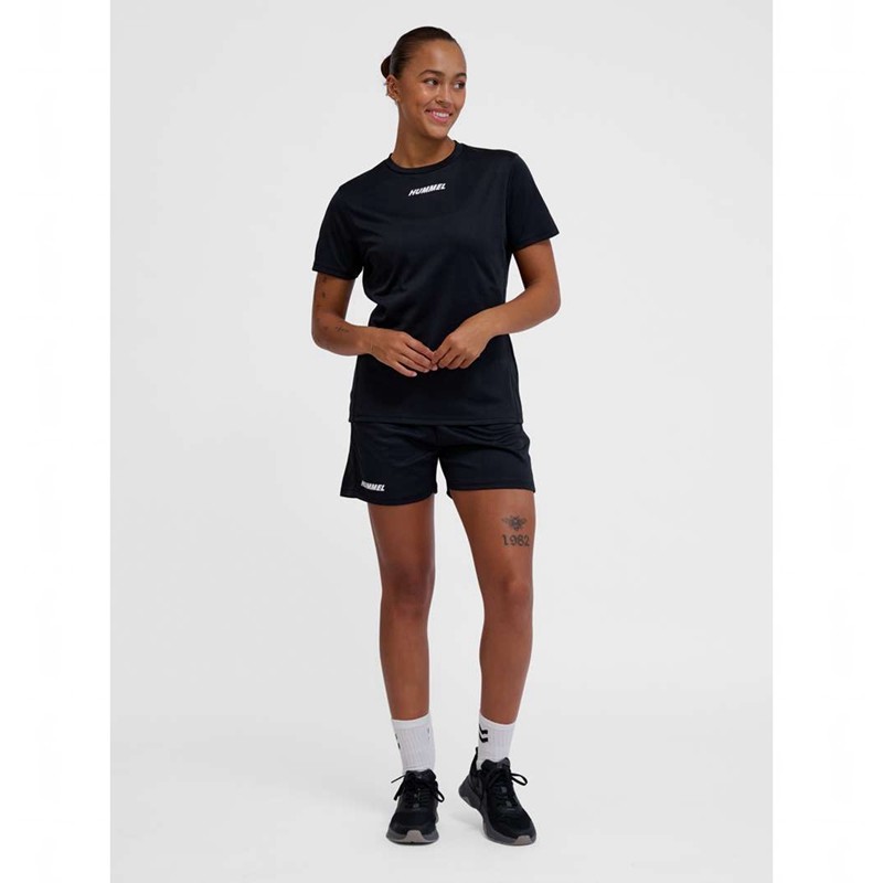 Hummel Multi Pl Jersey Dames Zwart | 265997-938