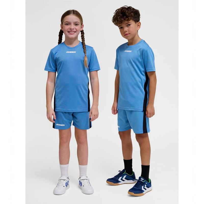 Hummel Multi Pl T-shirts Kinderen Blauw | 340099-492