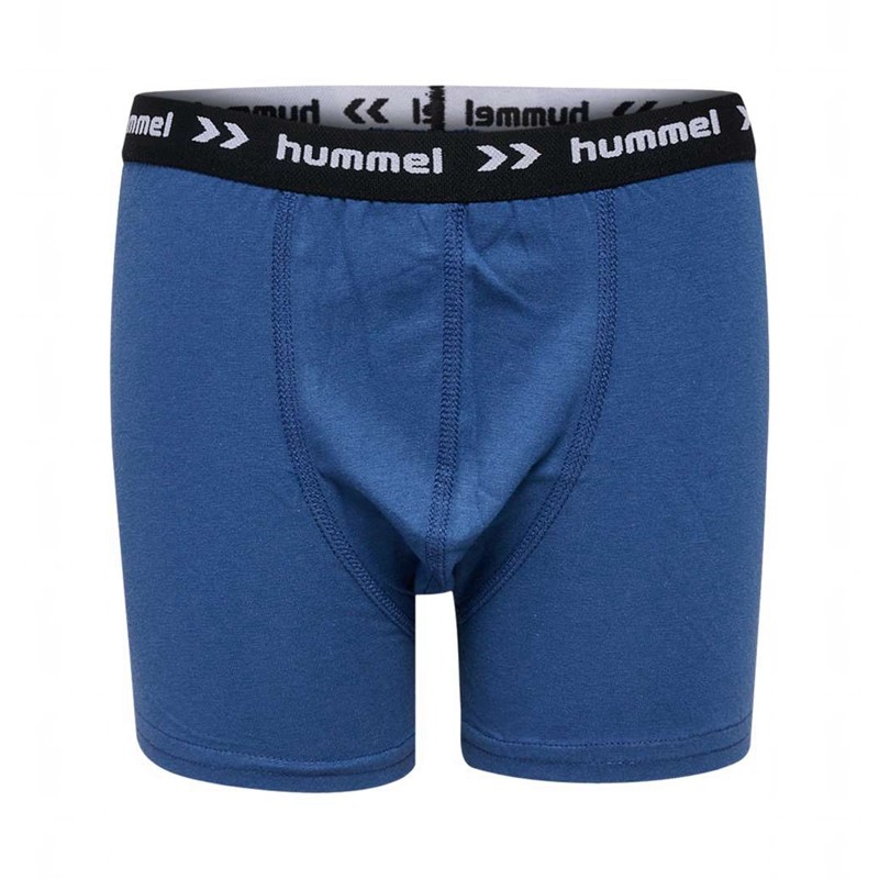 Hummel Nalle 3 Pak Boxer Kinderen Blauw | 533944-979