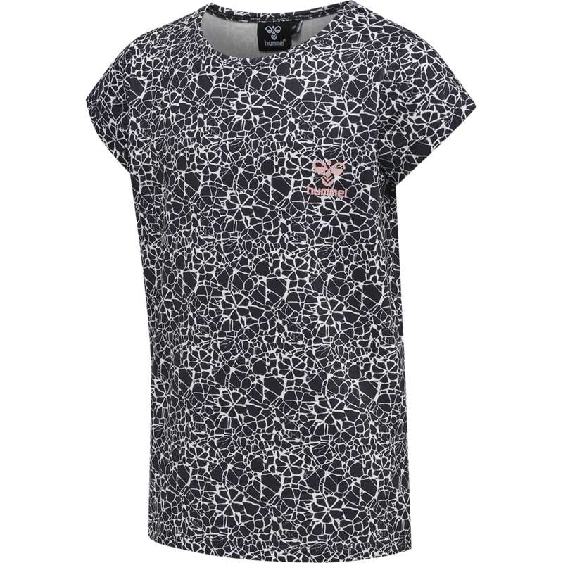 Hummel Nanna S/S T-shirts Kinderen Zwart | 641610-429