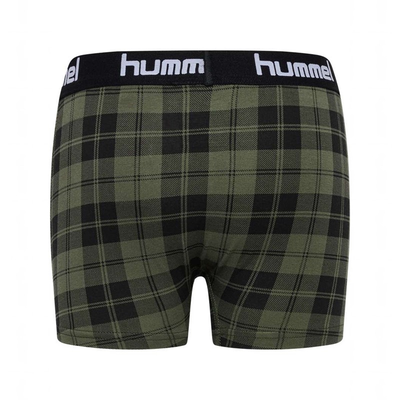 Hummel Nolan 2-pack Boxer Kinderen Olijfgroen | 109193-780
