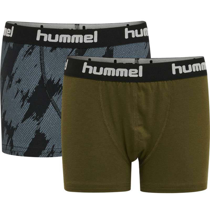 Hummel Nolan 2-pack Broek Kinderen Olijfgroen | 844366-801